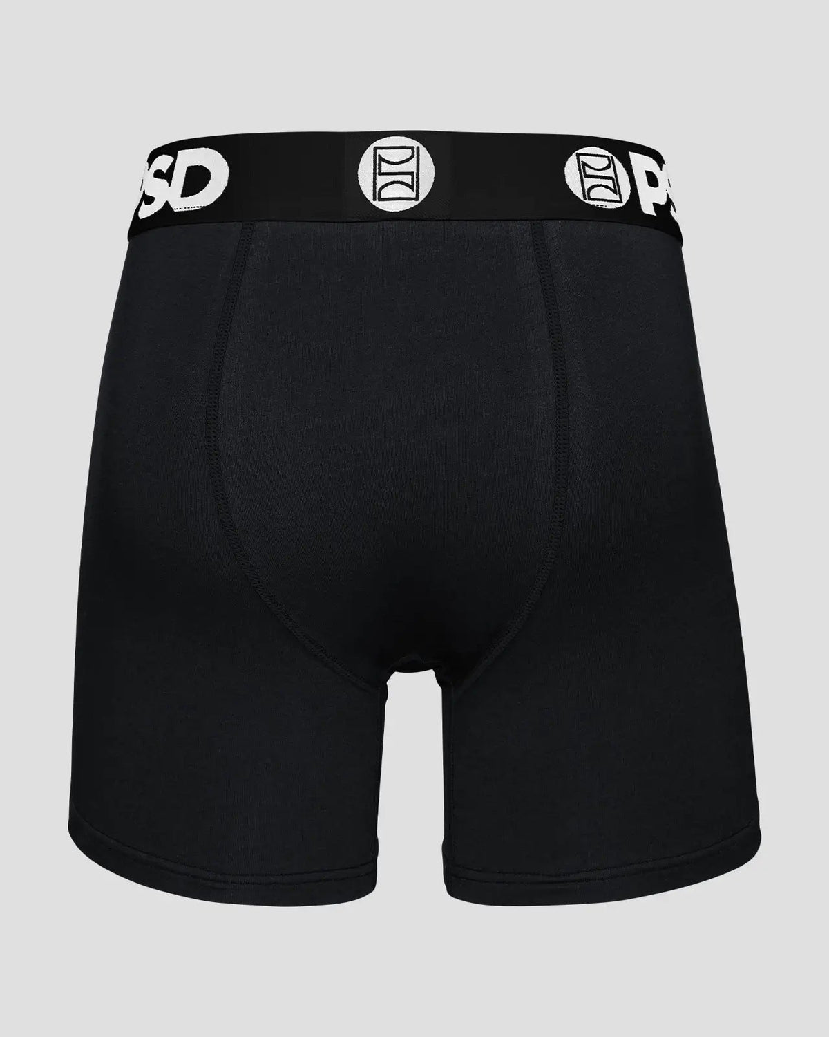 Men PSD Solids 3 Pack - Black - Mid Length - Cotton