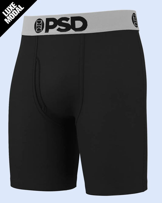 Men PSD Luxe Modal - Black Silver - Standard Length - Luxe Modal