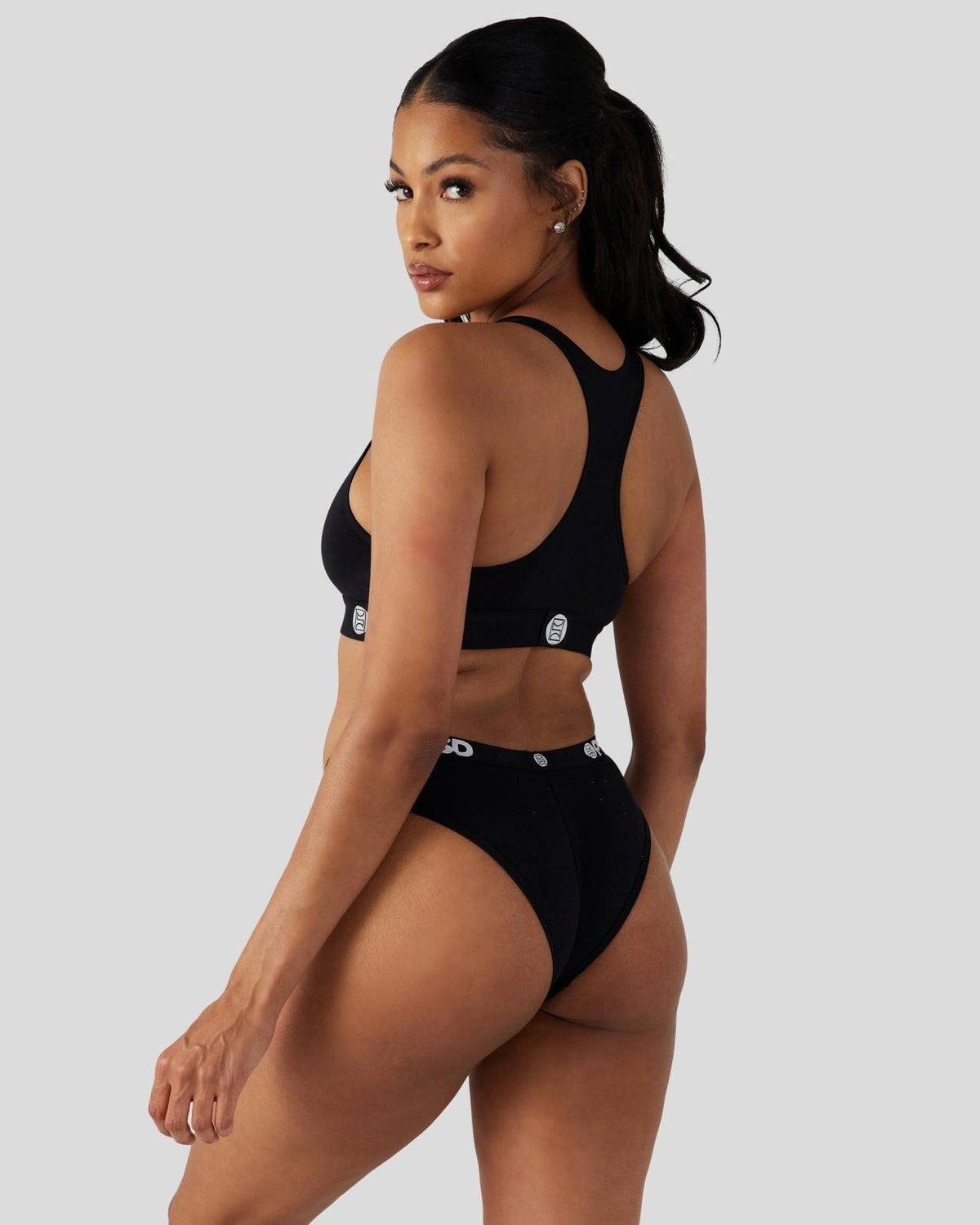 Women PSD Solids - Black - Cheeky