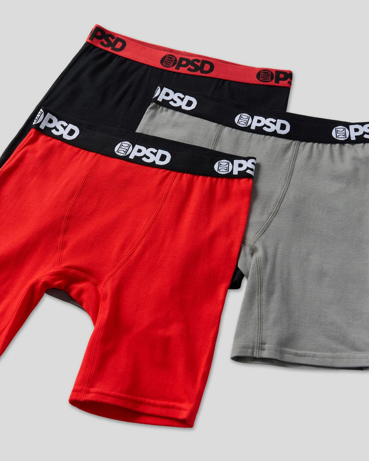 Youth PSD Solids 3 Pack - Heat - Youth Underwear - Cotton