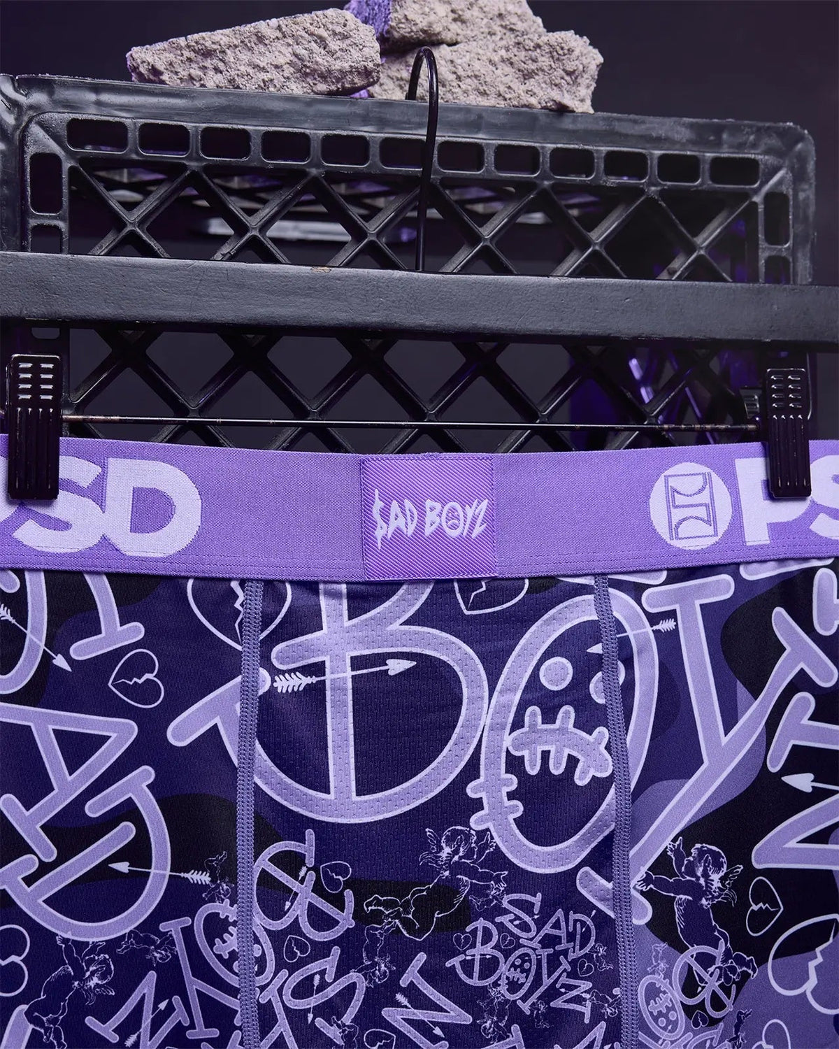 Men PSD Sad Boyz - Purple Heart - Standard Length