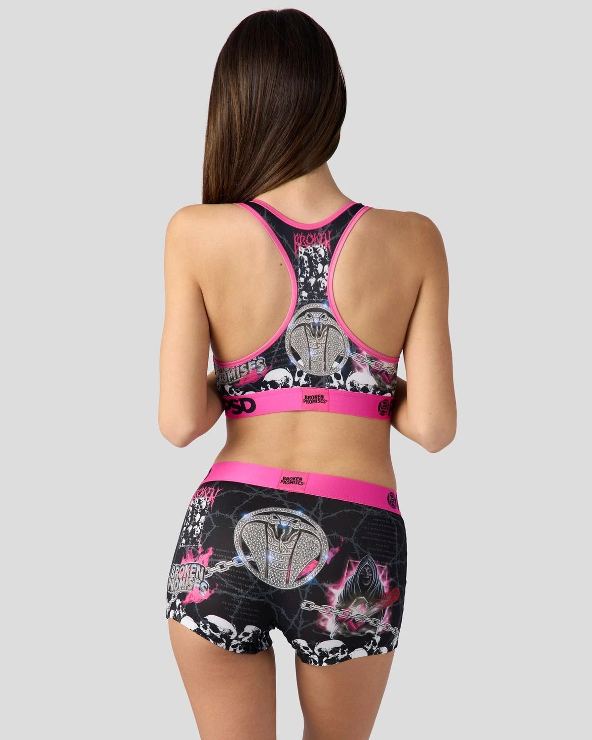 Sale PSD Broken Promises - Chainsaw - Sports Bra