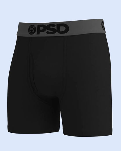 Men PSD Luxe Modal 3 Pack - Black Grey - Mid Length - Luxe Modal