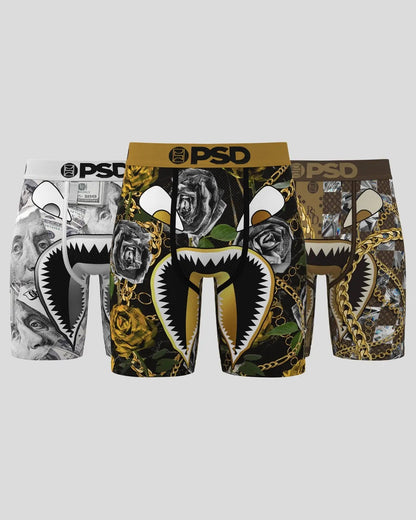 Men PSD 3 Pack - Warface Cartel - Standard Length