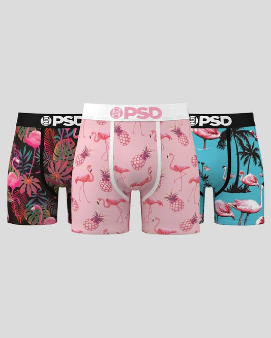 Men PSD 3 Pack - Flamingo Jungle - Mid Length