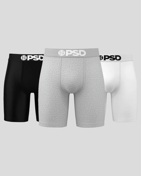 Men PSD Solids 3 Pack - Neutrals - Standard Length - Cotton