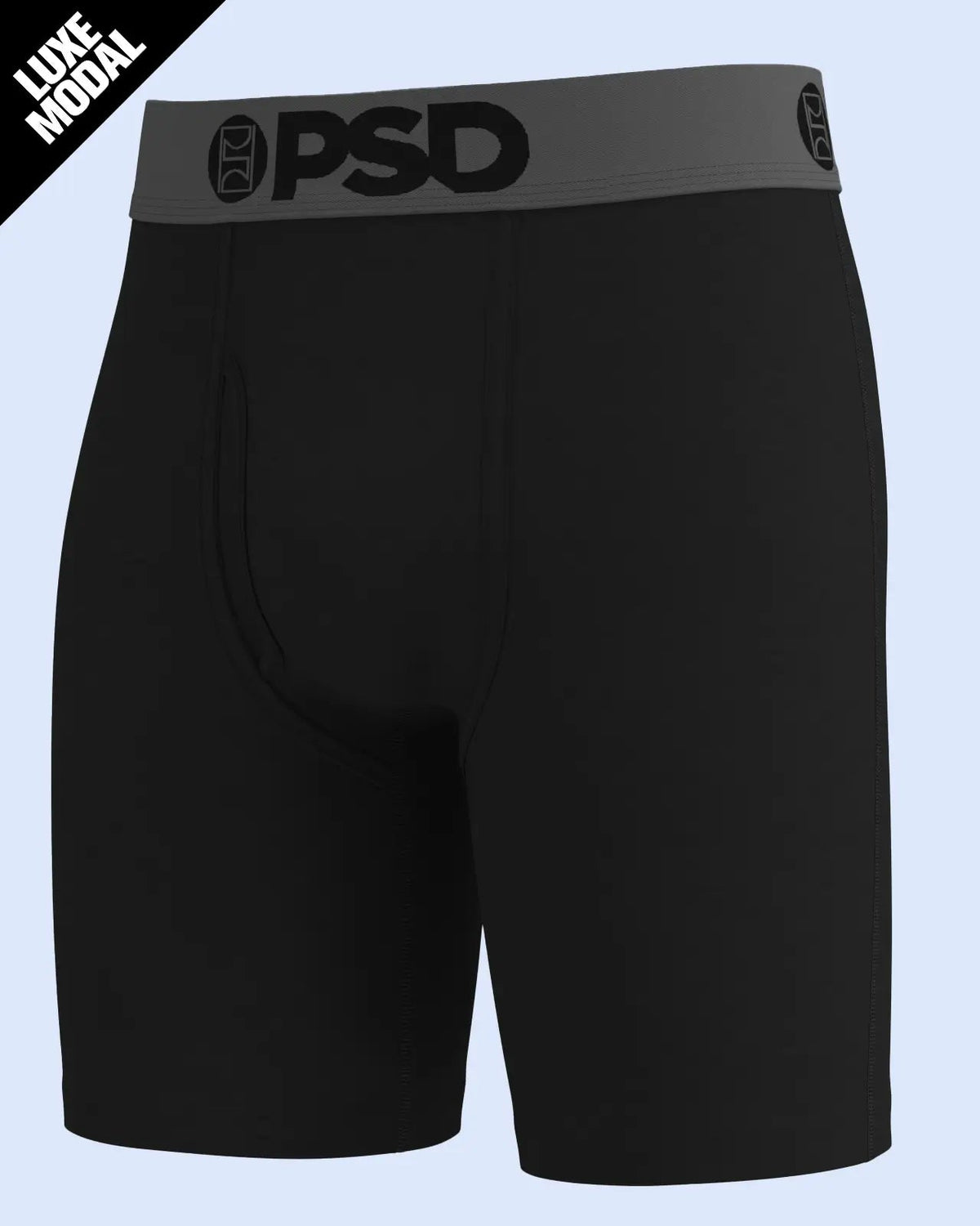 Men PSD Luxe Modal - Black Grey - Standard Length - Luxe Modal