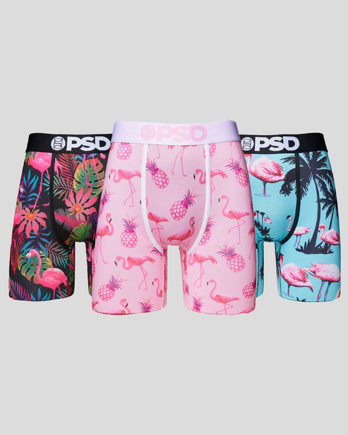 Men PSD 3 Pack - Flamingo Jungle - Standard Length