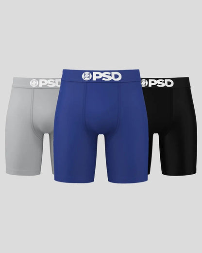 Men PSD Solids 3 Pack - LA Blue - Standard Length - Cotton