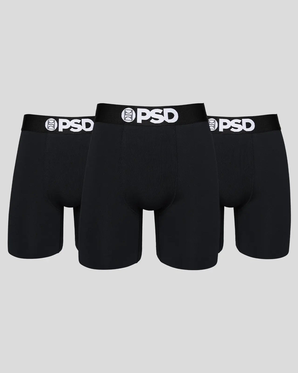 Men PSD Solids 3 Pack - Black - Standard Length - Cotton