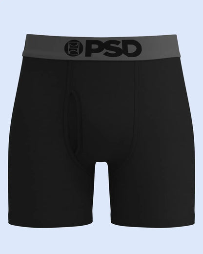 Men PSD Luxe Modal - Black Grey - Mid Length - Luxe Modal