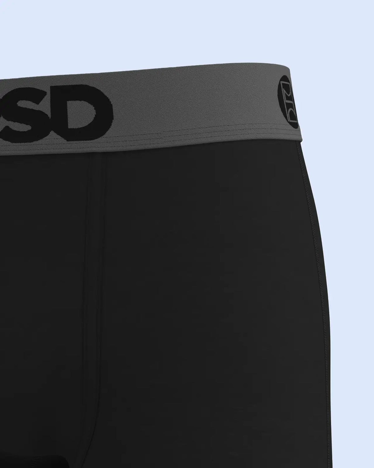 Men PSD Luxe Modal - Black Grey - Mid Length - Luxe Modal