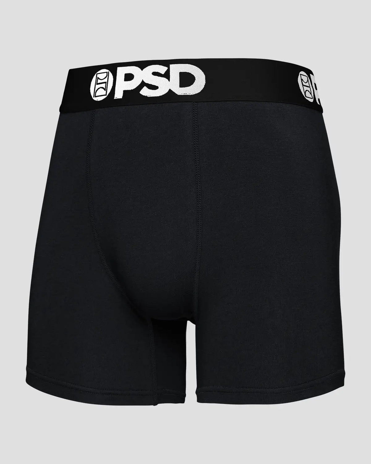 Men PSD Solids 3 Pack - Black - Mid Length - Cotton