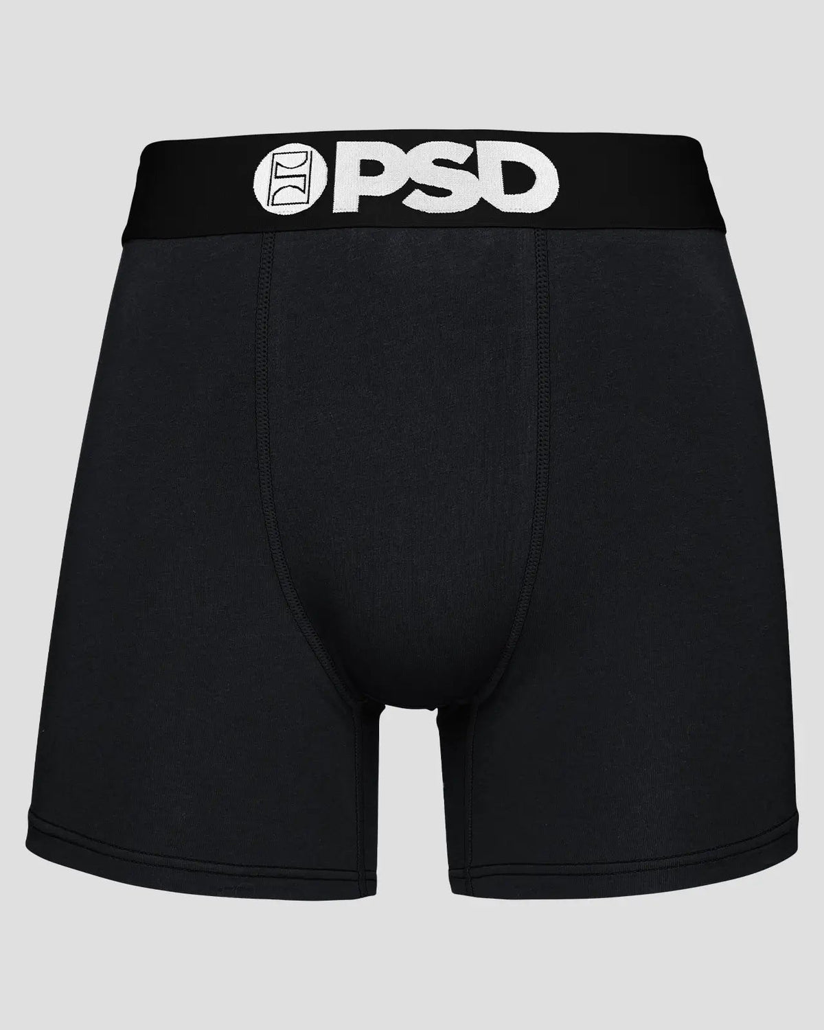Men PSD Solids 3 Pack - Black - Mid Length - Cotton