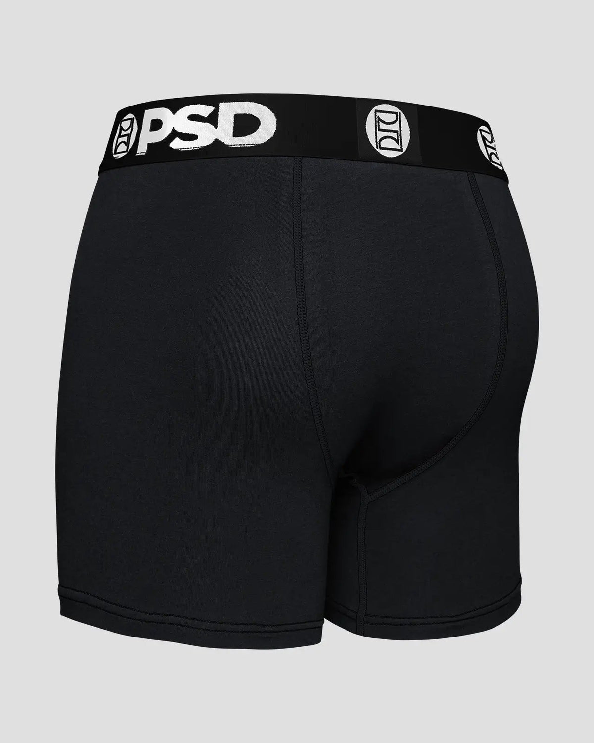 Men PSD Solids 3 Pack - Black - Mid Length - Cotton