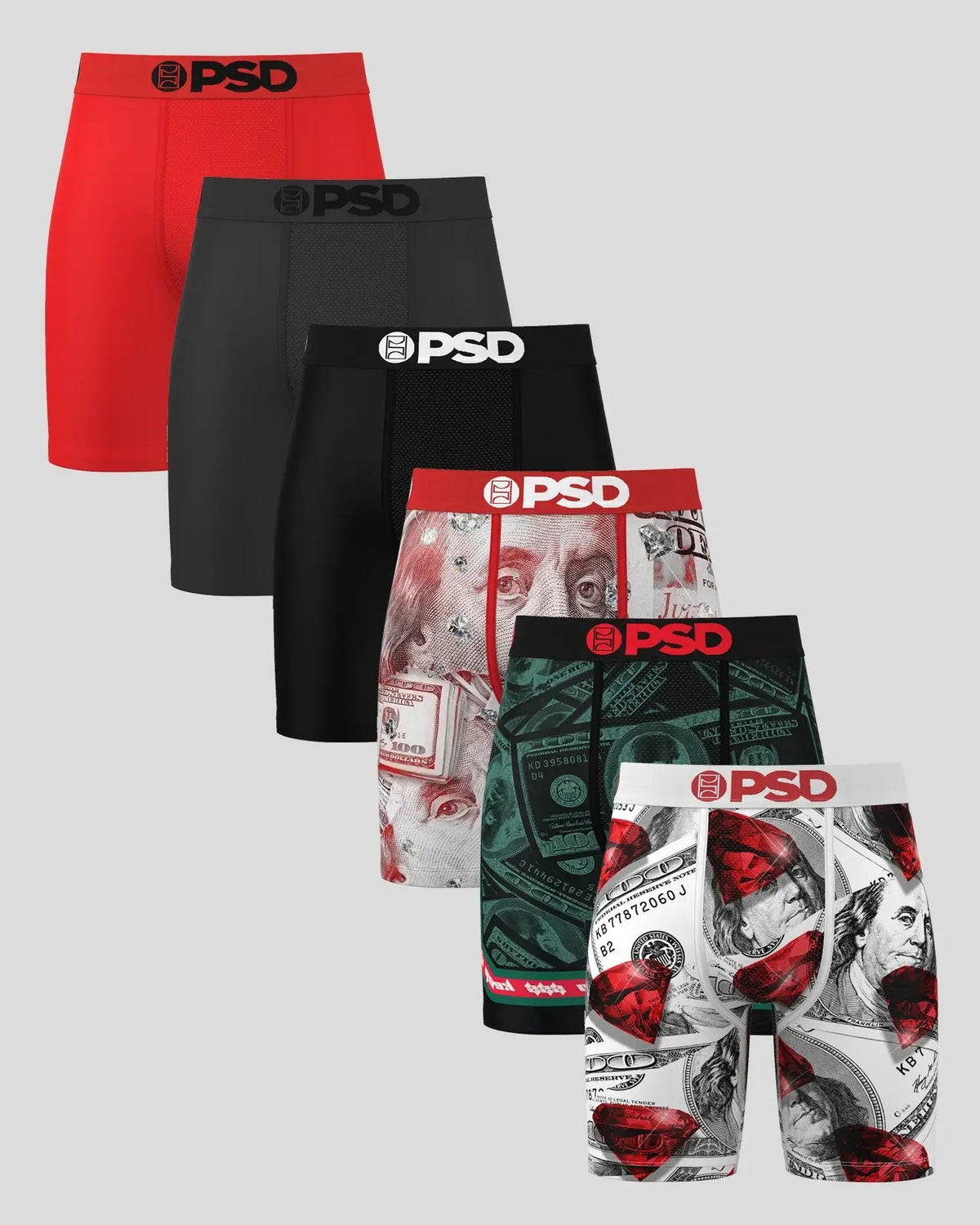 Men PSD 6 Pack - Cash King - Standard Length