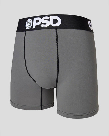 Men PSD Solids 3 Pack - Red/Grey/Black - Mid Length - Cotton