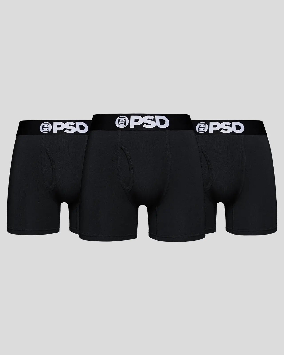 Men PSD Modal 3 Pack - Black - Mid Length - Modal