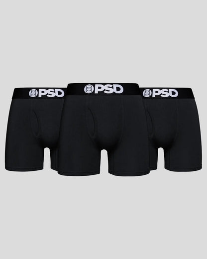 Men PSD Modal 3 Pack - Black - Mid Length - Modal