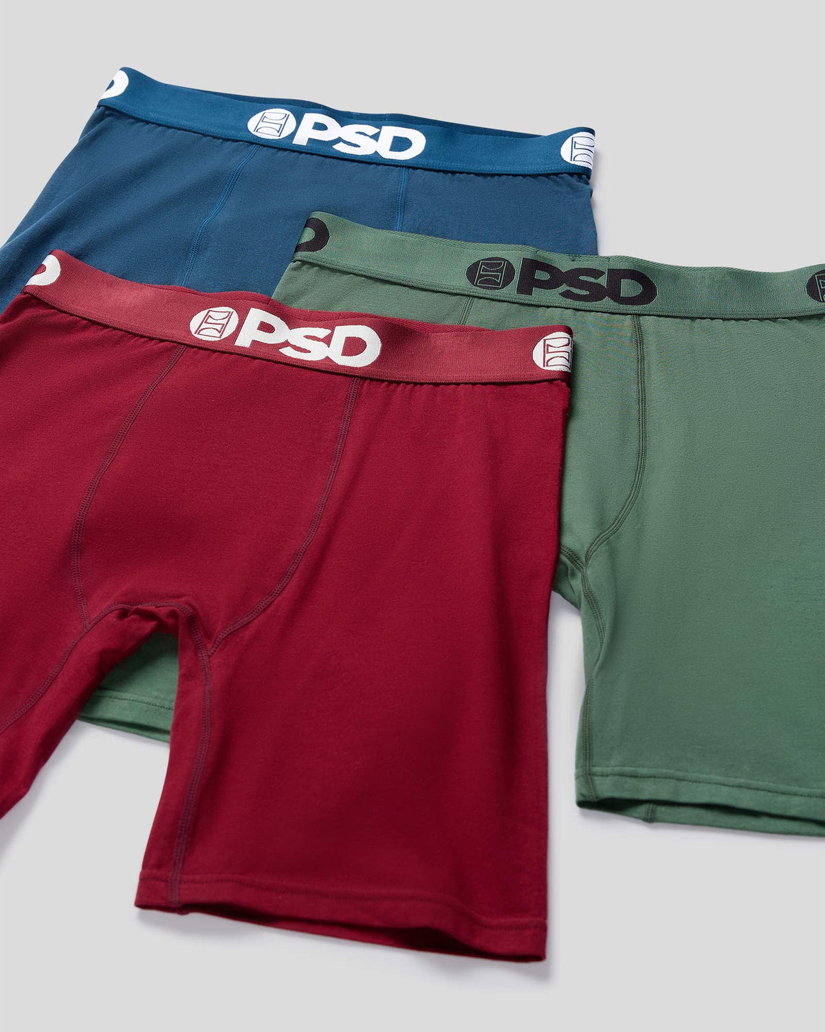 Men PSD Solids 3 Pack - Dark Tones - Standard Length - Cotton