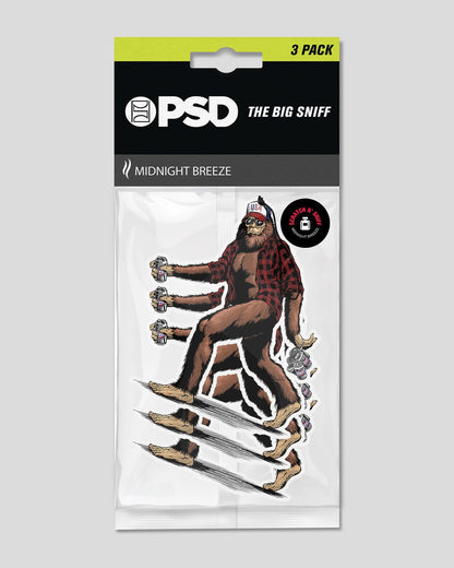 Men PSD 3 Pack - Big Foot - Air Freshener