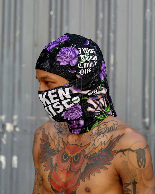 Men PSD Broken Promises - Wish Purp - Hooded Mask