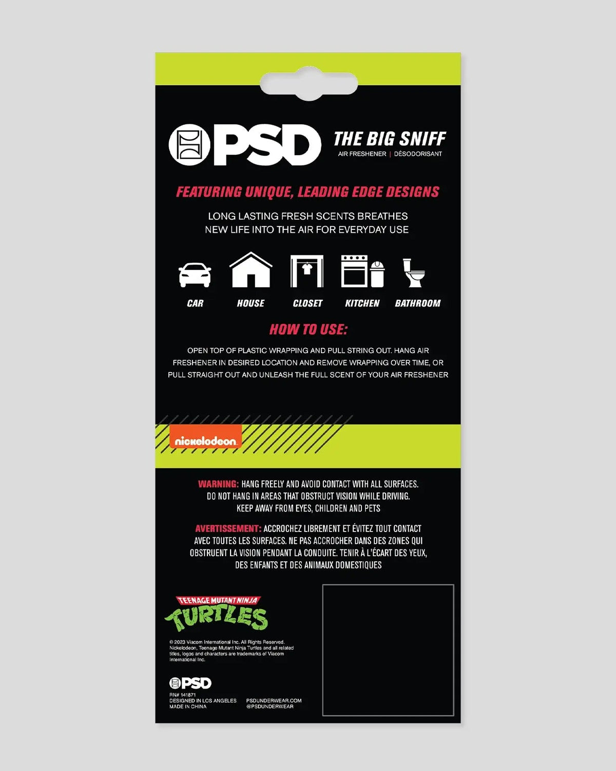Men PSD 3 Pack - TMNT - Air Freshener