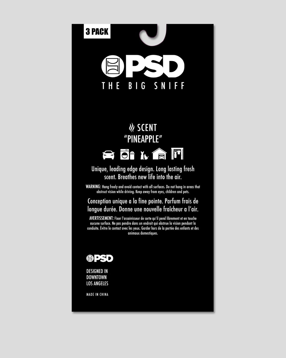 Men PSD 3 Pack - Pineapple Shades - Air Freshener