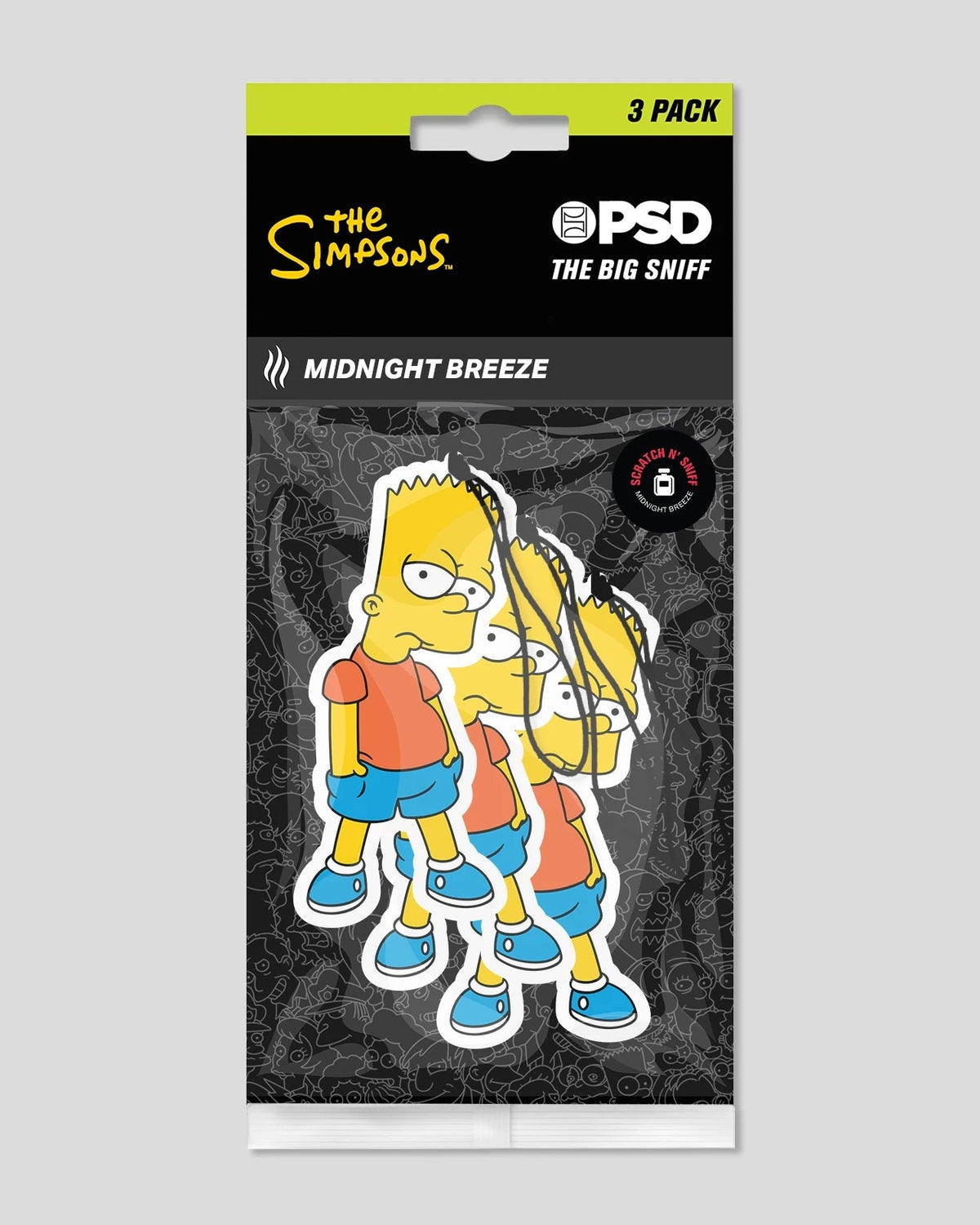 Men PSD 3 Pack - El Barto - Air Freshener