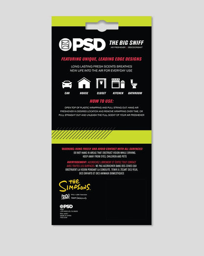 Men PSD 3 Pack - El Barto - Air Freshener