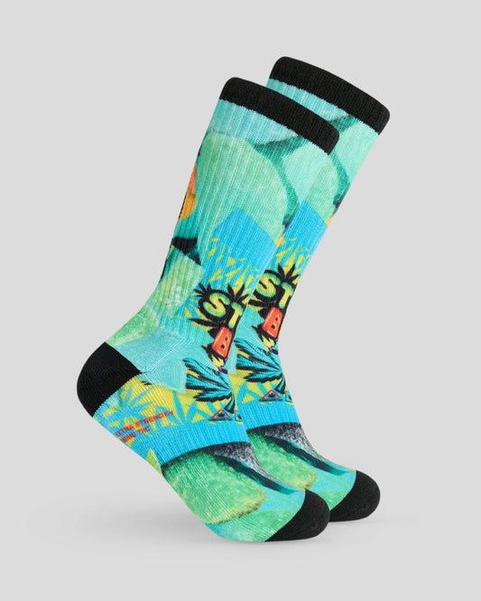 Men PSD Trop Stoney Buds - Crew Sock