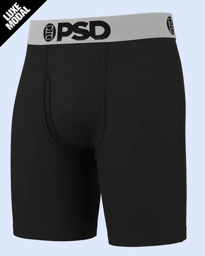 Men PSD Luxe Modal - Black Silver - Standard Length - Luxe Modal