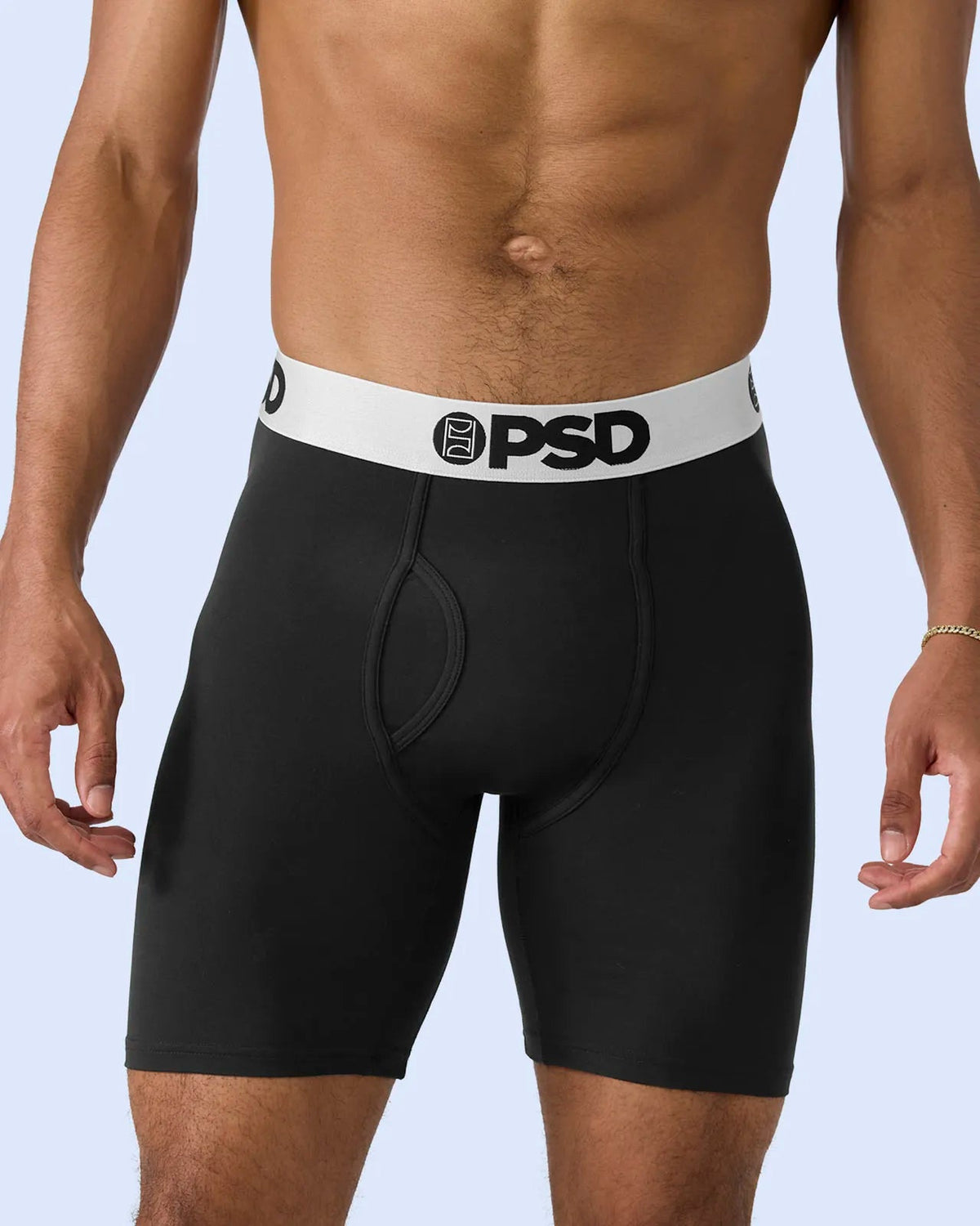 Men PSD Luxe Modal - Black Silver - Standard Length - Luxe Modal
