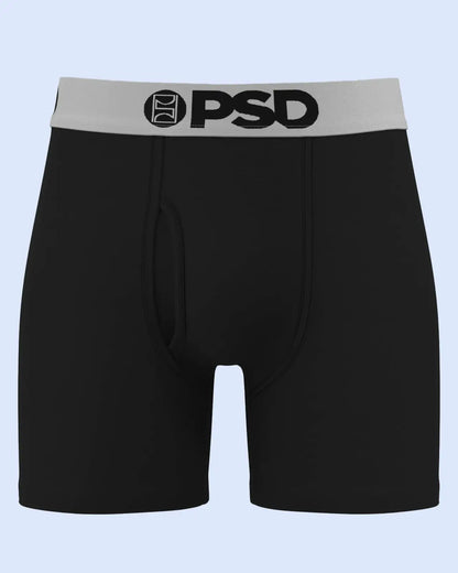 Men PSD Luxe Modal - Black Silver - Mid Length - Luxe Modal
