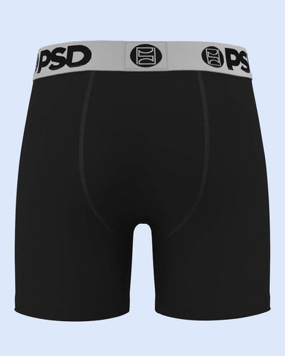 Men PSD Luxe Modal - Black Silver - Mid Length - Luxe Modal