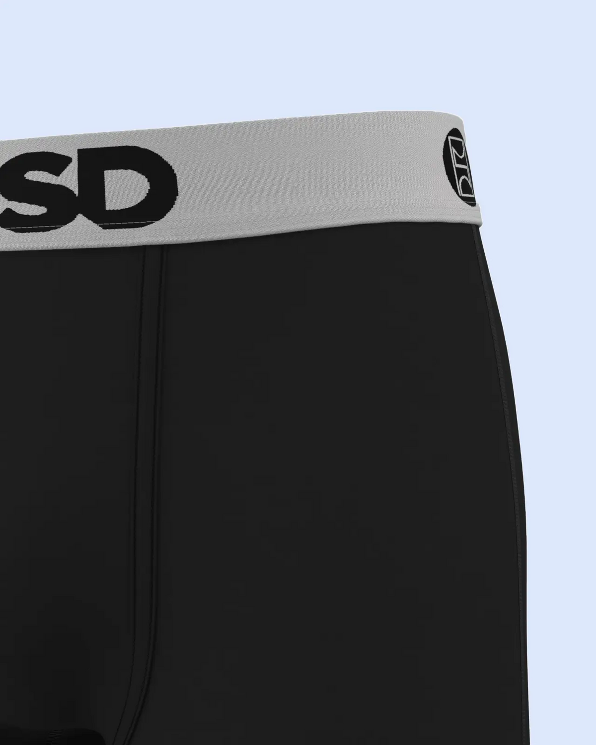 Men PSD Luxe Modal - Black Silver - Mid Length - Luxe Modal