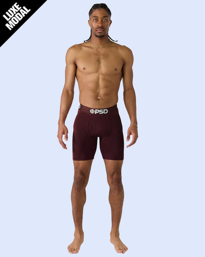 Men PSD Luxe Modal - Burgundy - Standard Length - Luxe Modal