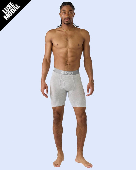 Men PSD Luxe Modal - Heather Gray - Standard Length - Luxe Modal