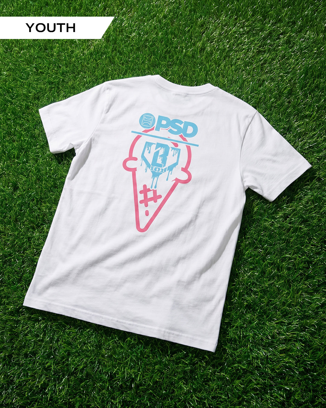Men|Youth PSD Baseball Lifestyle 101 - White Tee - Youth Classic Tee