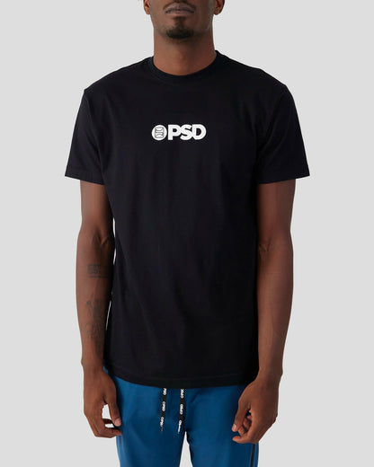Men|Women PSD Core Logo Tee - Black - Classic Tee