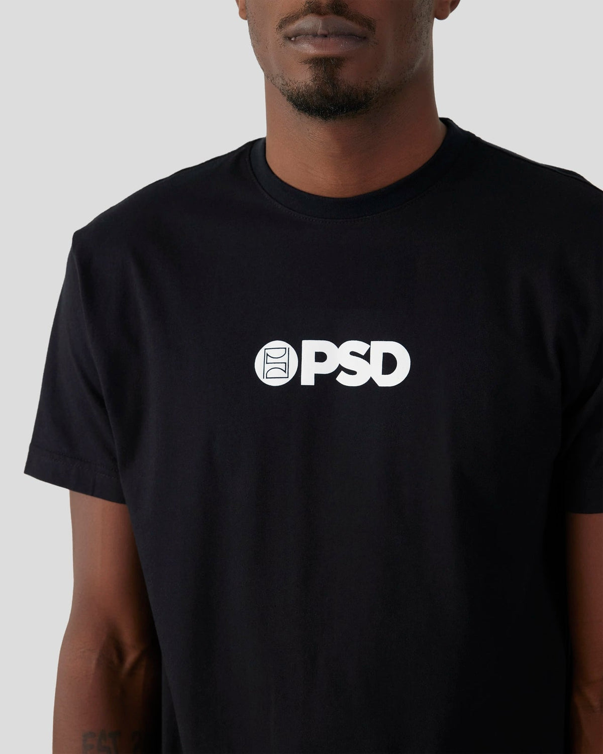 Men|Women PSD Core Logo Tee - Black - Classic Tee