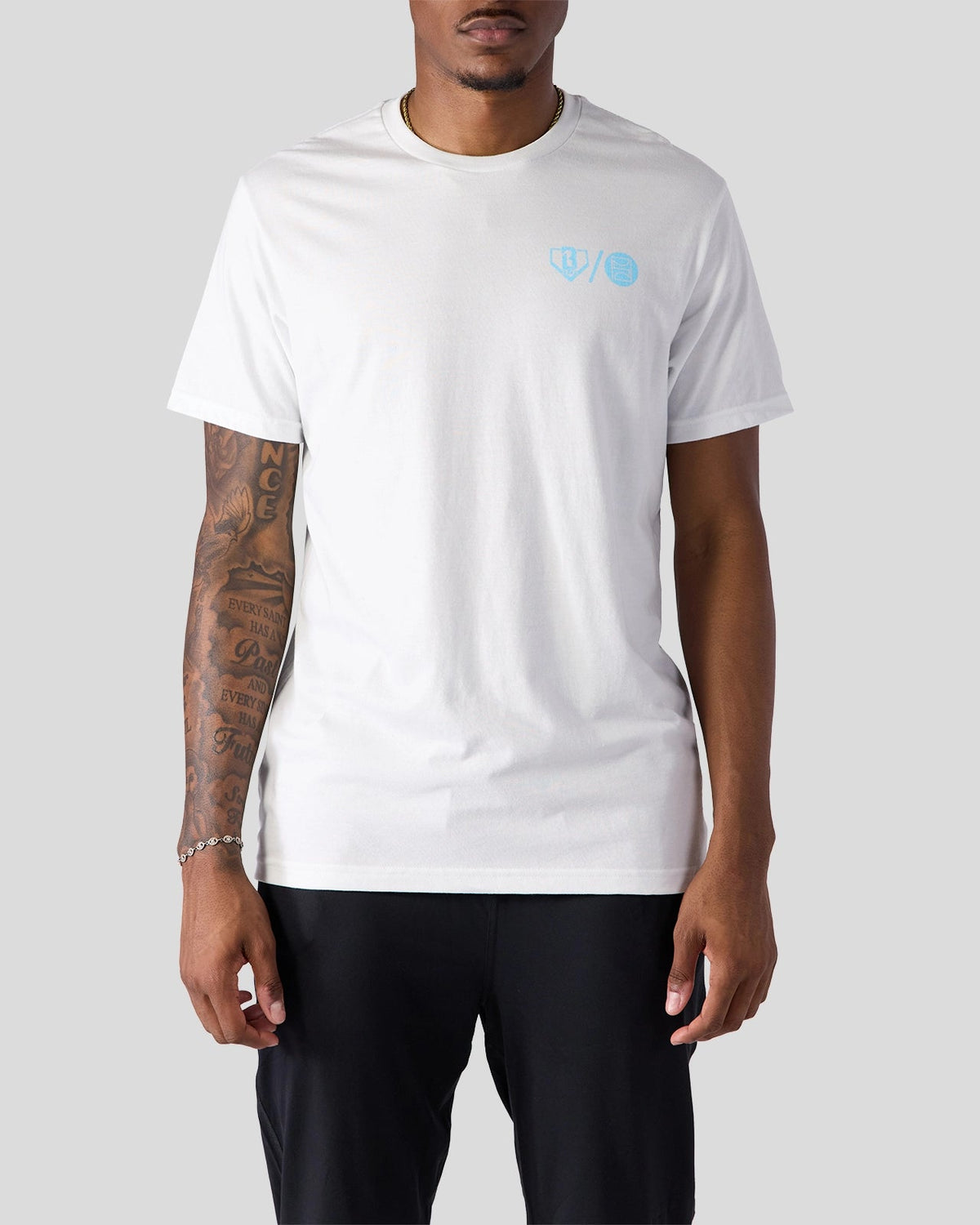 Men PSD Baseball Lifestyle 101 - White Tee - Graphic Tee