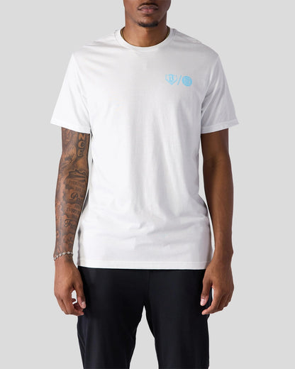 Men PSD Baseball Lifestyle 101 - White Tee - Graphic Tee