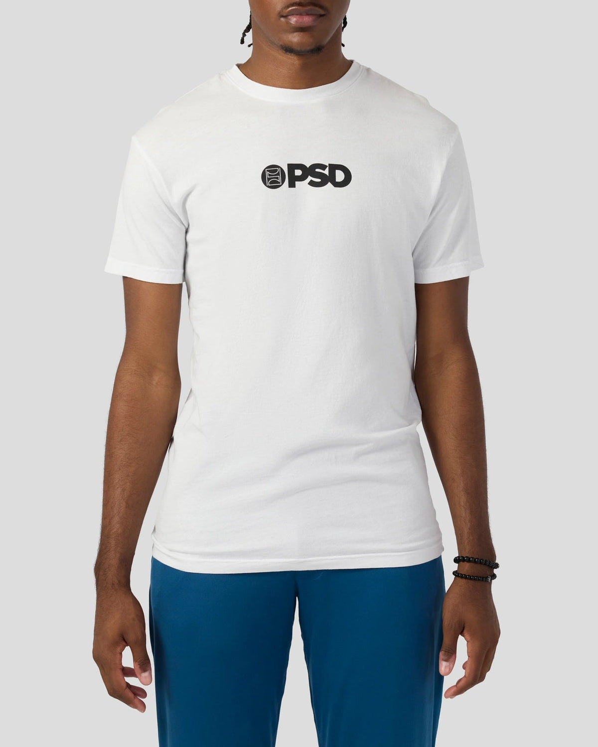 Men|Women PSD Core Logo Tee - White - Classic Tee