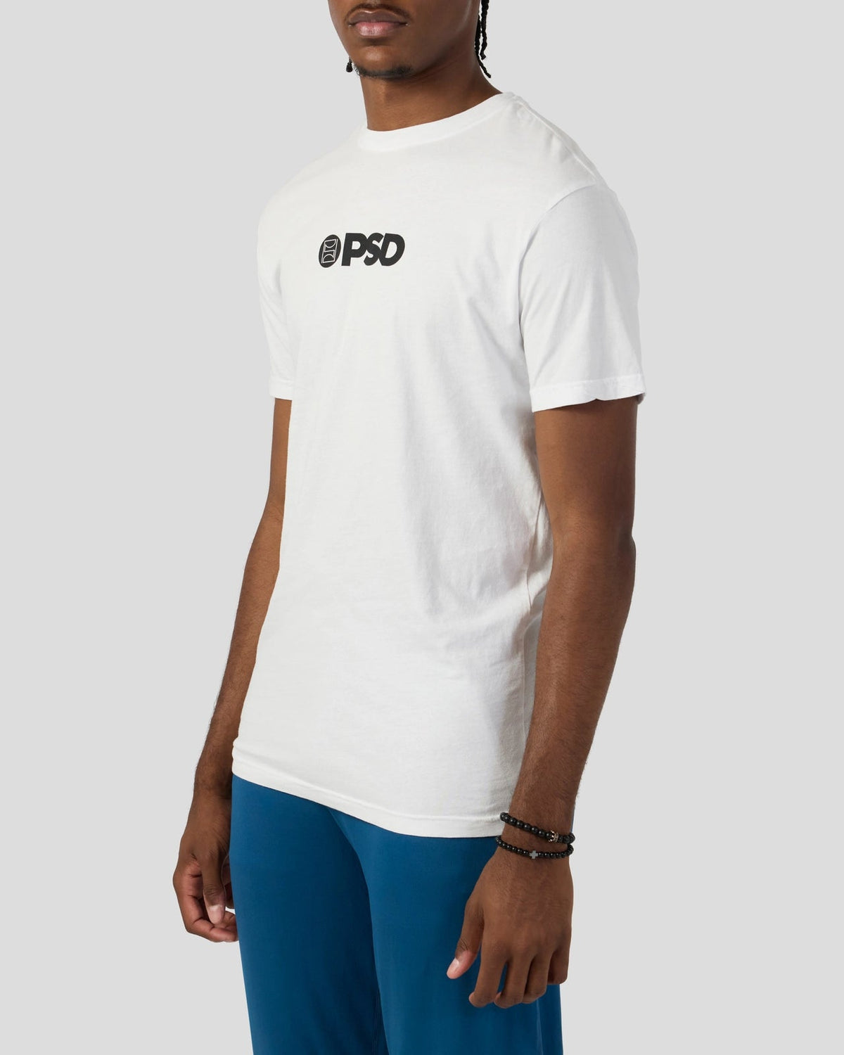 Men|Women PSD Core Logo Tee - White - Classic Tee