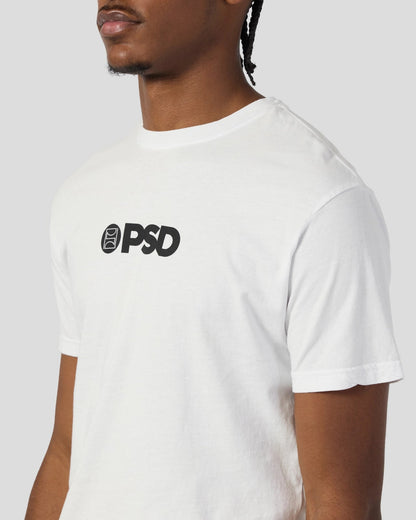 Men|Women PSD Core Logo Tee - White - Classic Tee