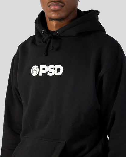 Men|Women PSD PSD Black Hoodie - Classic Hoodie