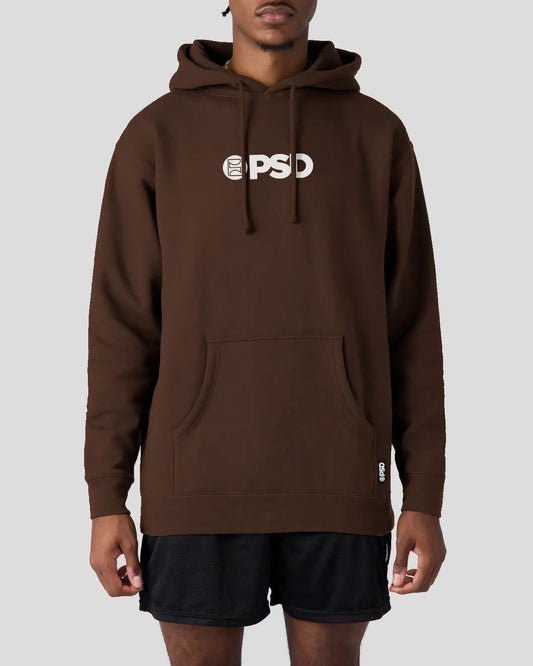 Men PSD PSD Brown Hoodie - Classic Hoodie