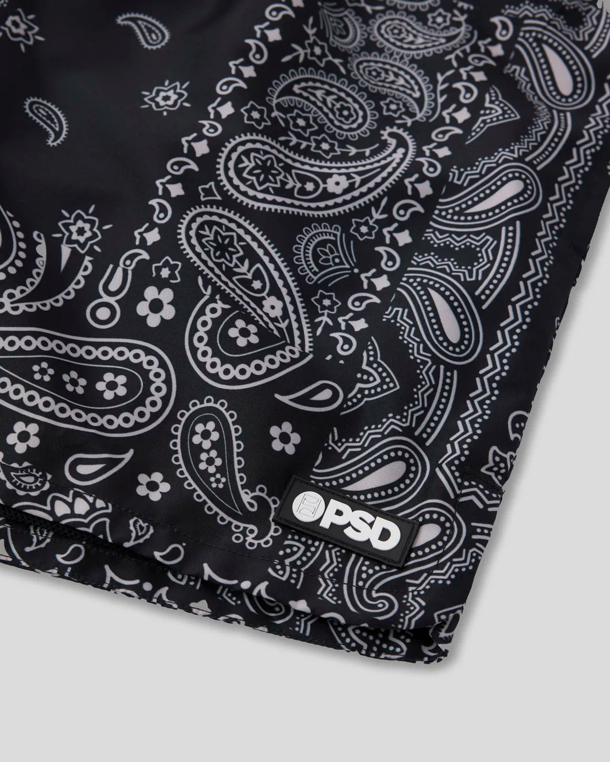 Men PSD Khaki Paisley Essential Short - Essential Short