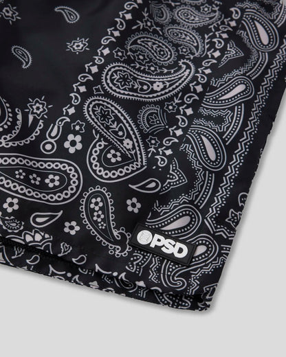 Men PSD Khaki Paisley Essential Short - Essential Short
